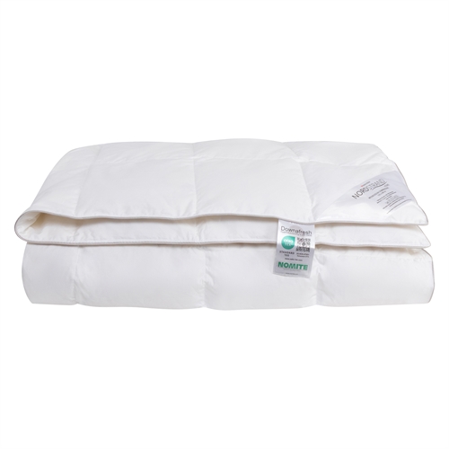 King Size Sommerbettdecke 240x220 cm mit 100% Moschusdaunen - Leichte und kühle Daunendecke - Nordstrand Home Doppeldecke