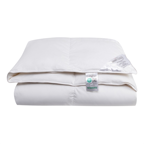 Doppelte Ganzjahresdecke - 100% Moschusdecke 200x200 cm - Allergikerfreundliche Daunendecke - Nordstrand Home Doppeldecke