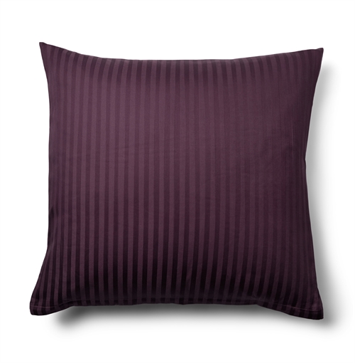 Pudebetræk 60x63cm - Jacquardvævet - Mørke lilla - 100% bomuldssatin 