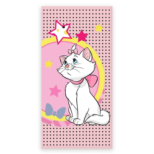 Badehandtuch - Rosa Aristocats Handtuch - Marie - 70x140 cm - 100% weiche Baumwolle