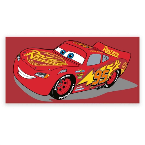 Badehandtuch - Lightning McQueen Handtuch - Cars - 70x140 cm - 100% weiche Baumwolle
