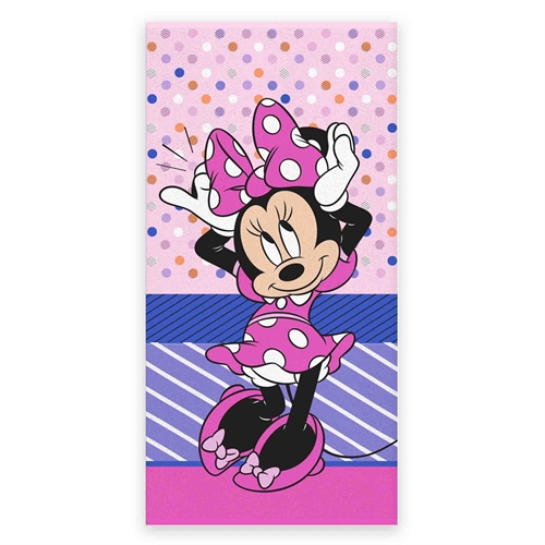 Badehandtuch - Minnie Mouse Handtuch - 70x140 cm - 100% weiche Baumwolle