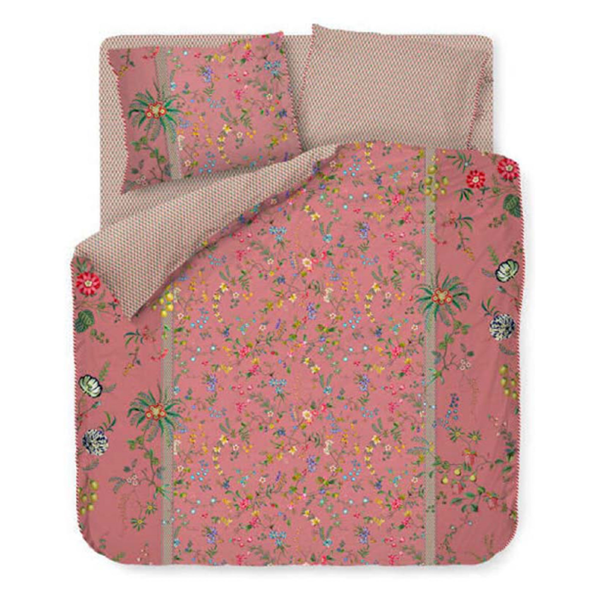 Gemusterte Bettwäsche - Petites Fleur Pink - 2-in-1-Bettwäsche-Set - 100% Baumwolle - Pip Studio-Bettwäsche