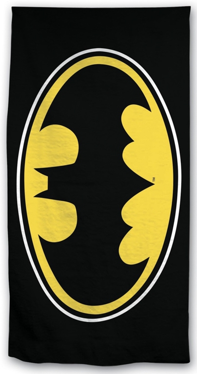 Batman Handtuch - 70x140 cm - 100% Baumwolle - Weiches Badetuch mit Batman-Logo