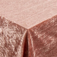 Velours-Tischdecke - Rosa Tischdecke - Nervöses Velours - Borg Living