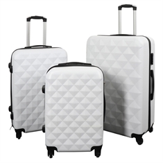 Koffer - Diamant Weiß - Hardcase-Leichtkoffer