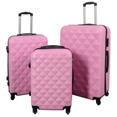 Koffer - Diamant rosa - Hardcase Leichtgewichtskoffer