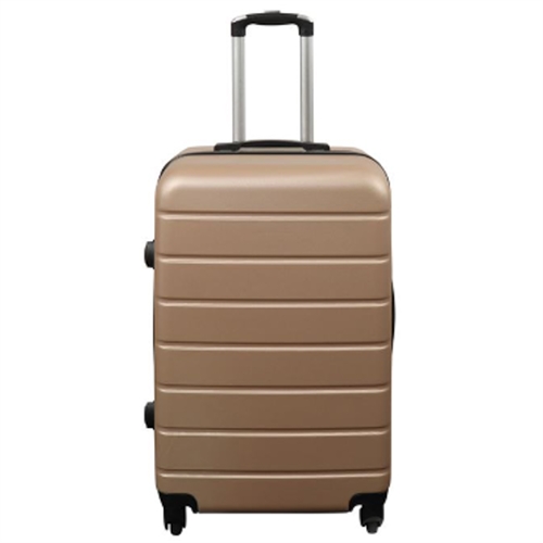 Koffer - Hardcase-Koffer - Größe Mittel - Gold - Praktischer Reisekoffer