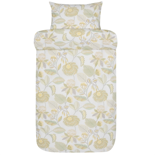 Gewebtes Krepp-Bettwäsche - Beiges Bettwäsche-Set aus 100% weicher Baumwolle - 140x200 cm - Seersucker-Bettwäsche - Ara - Høie Of Scandinavia