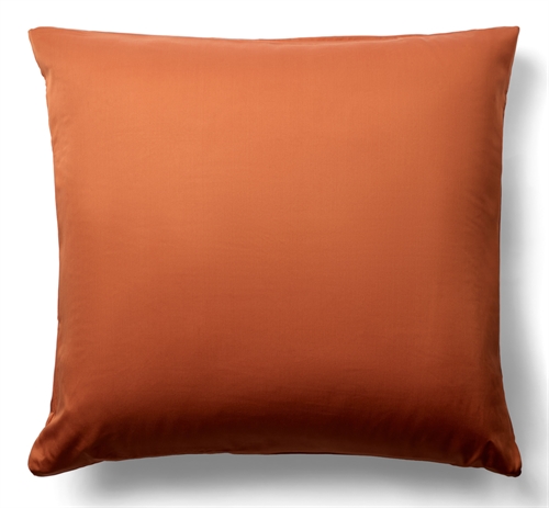 Bambus Kissenbezüge - 100 % natürlich - 60x63 cm - Orange, satinierter Kissenbezug