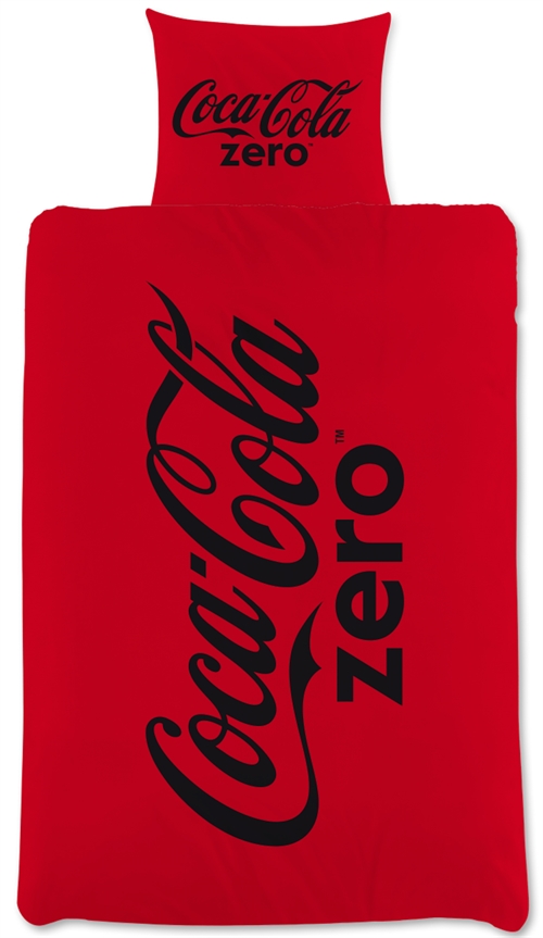 Coca Cola Zero Bettwäsche - 140x200 cm - Bettwäsche mit 2-in-1-Design - 100 % Baumwolle