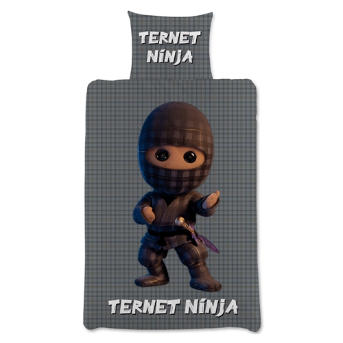 Ternet Ninja Bettwäsche - Weiche und angenehme Baumwollqualität - 140x200 cm - Supercooler Bettbezug