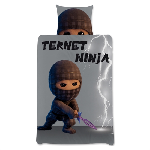 Ternet Ninja Bettwäsche - Weiche und hochwertige Baumwollqualität - 140x200 cm - Wendemotiv Bettbezug  