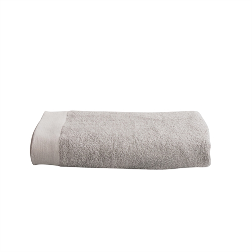 Badetuch - 100% Weiche Baumwolle mit hoher Saugfähigkeit - 70x140 cm - Hellgraues Badetuch von der dänischen Marke By Borg