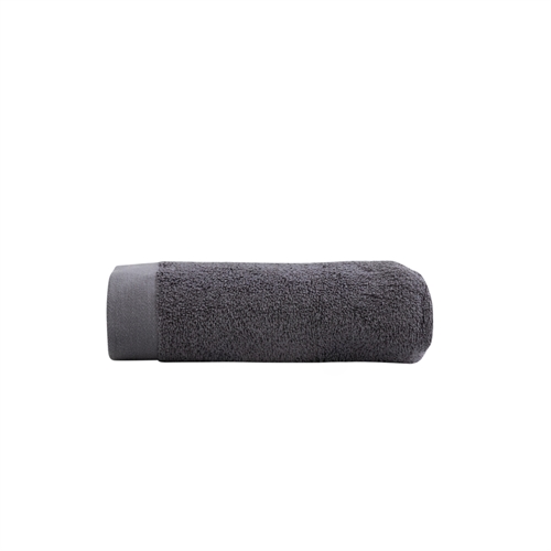 Gästetuch - 100% Weiche Baumwolle mit hoher Saugfähigkeit - 40x60 cm - Dunkelgraues Handtuch von dänischen By Borg
