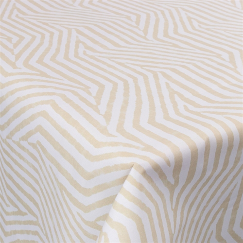 Textil Wachstuch mit Acrylbeschichtung - 30 Meter auf Rolle - Streifen grau - 140 cm breites Textiltuch
