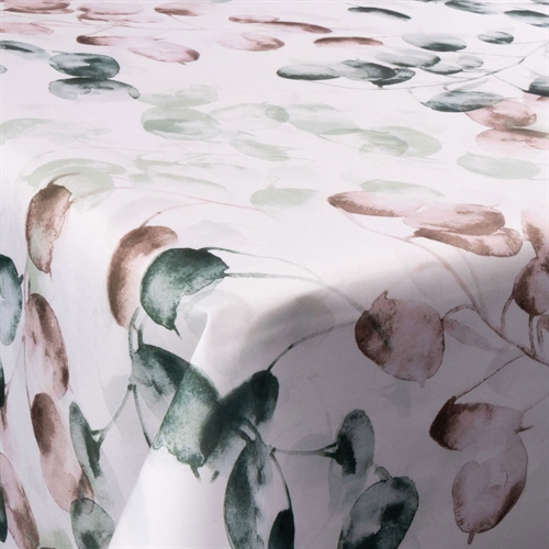Textil Wachstuch mit Acrylbeschichtung - Blaue Blumenäste - 140 cm breit - Meterware