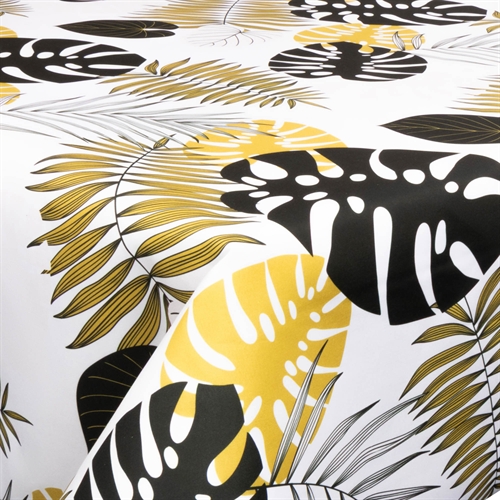 Textil Wachstuch mit Acrylbeschichtung - Big brown leaves - 140 cm breit - Meterware