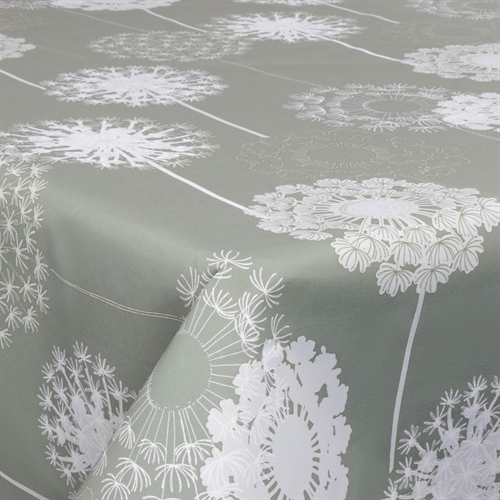 Textil Wachstuch mit Acrylbeschichtung - Flower black - 140 cm breit - Meterware