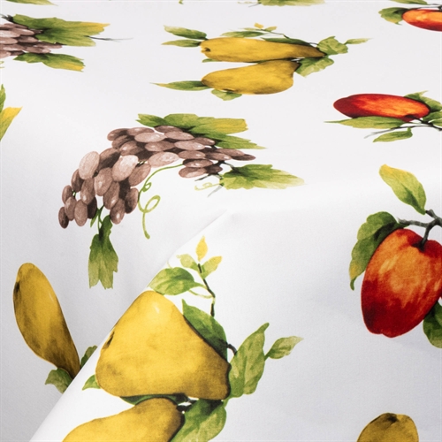 Textil Wachstuch mit Acrylbeschichtung - 30 Meter auf Rolle - Small Fruits - 140 cm breites Textiltuch