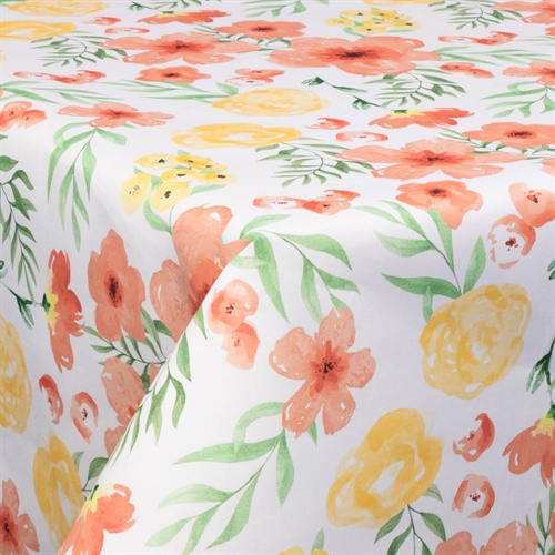 Textil Wachstuch mit Acrylbeschichtung - Big Flower Multi - 140 cm breit - Meterware