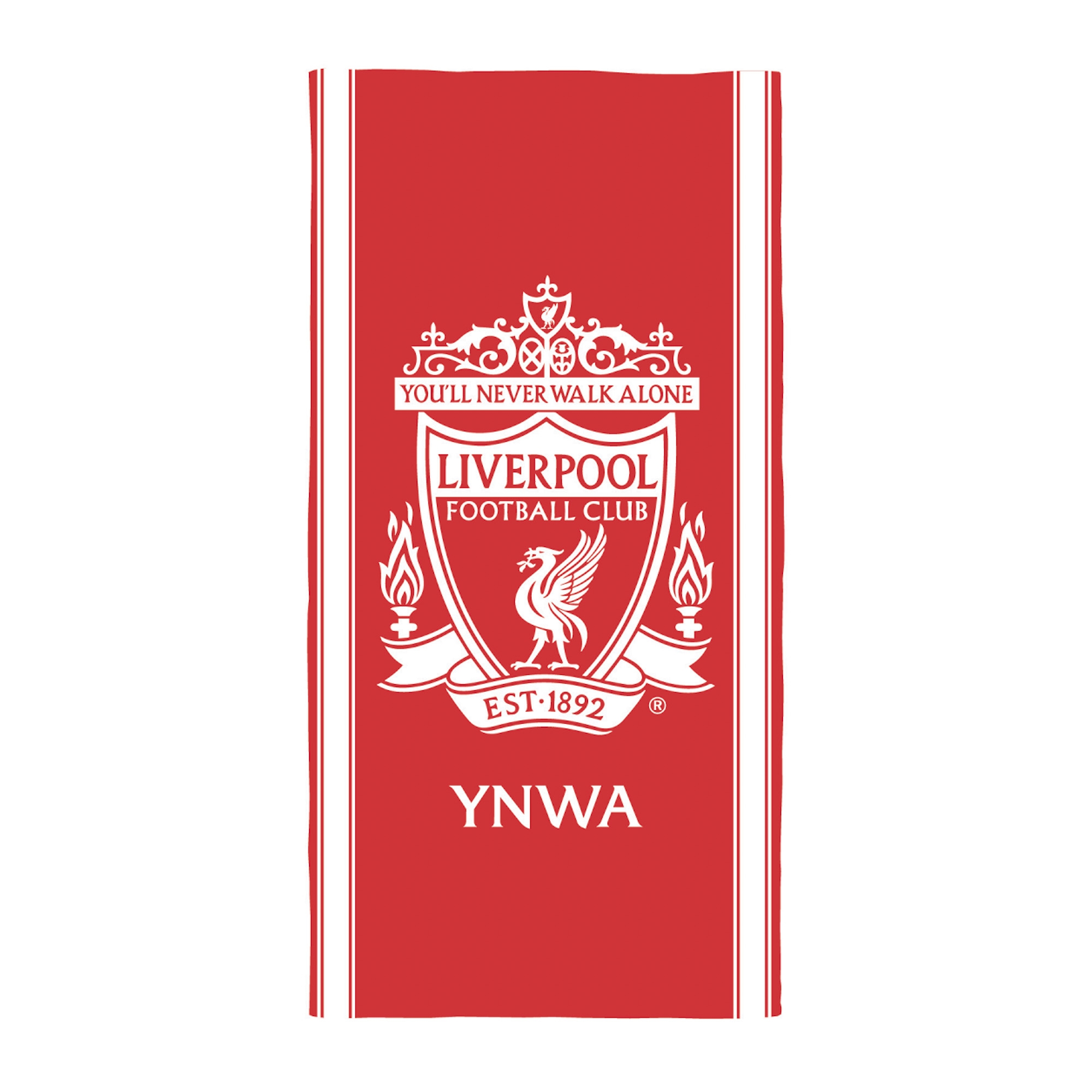 Liverpool Handtuch - 70x140 cm - 100% Baumwolle - Weiches Badetuch mit Liverpool-Logo