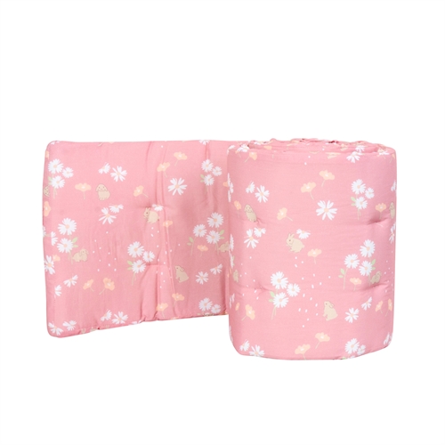 Bettnestchen - Weiches Bettnestchen 360x30 cm - Süße Kaninchenkollektion für Baby und Babybett - Bettnestchen für Gitterbett - Nordstrand Home Babyzubehör
