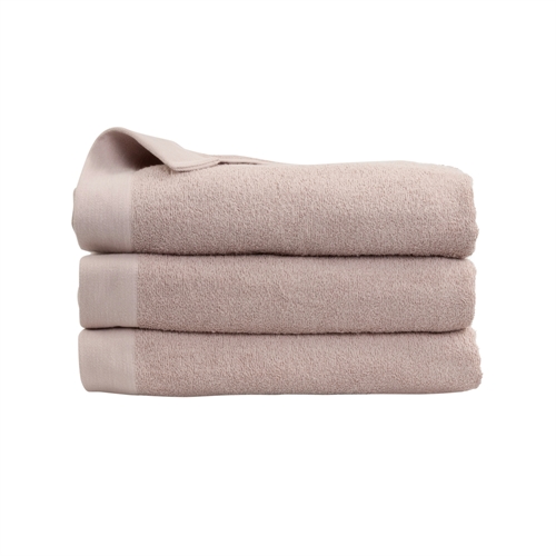 Badetuch - 100% Weiche Baumwolle mit hoher Saugfähigkeit - 70x140 cm - Rosa Badetuch von der dänischen Marke By Borg