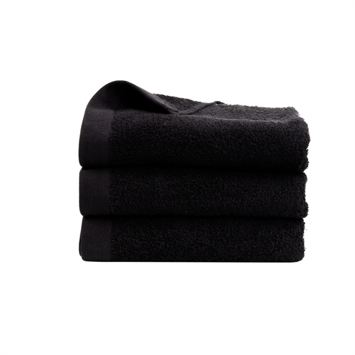 Handtuch - 100% Weiche Baumwolle mit hoher Saugfähigkeit - 50x100 cm - Schwarzes Handtuch von dänischen By Borg