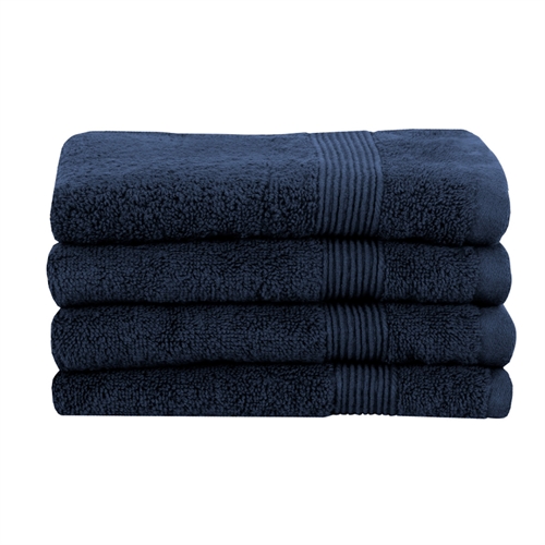 Bio-Badetuch - 70 x 140 cm - 100 % GOTS-zertifizierte Baumwolle - Blaues Badetuch von Premium by borg