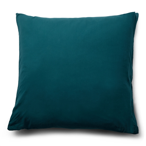 Kissenbezug 60x63 cm - 100% Enzymgewaschene Baumwolle - Firm Petrol - Nordstrand Home
