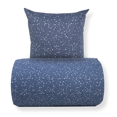 Bettwäsche - 100% Baumwolle - Zodiac blue - Wendbar mit Sternen