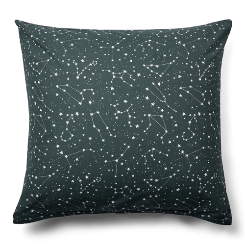 Kissenbezüge - 60x63 cm - Kissenbezüge aus 100% baumwolle - Zodiac grün - Sternbild -  Borg Living