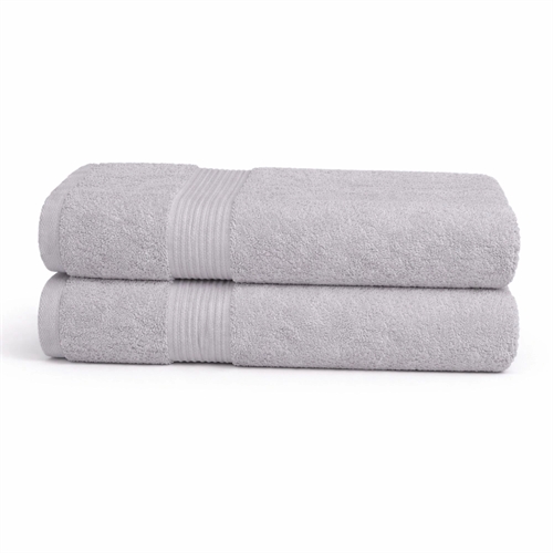 Bambus-Handtuch - Gästehandtuch 40x60 cm - Bambus/Baumwolle - Hellgrau