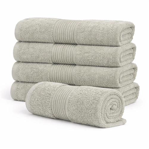 Ökologisches Handtuch - 100% GOTS-zertifizierte Baumwolle - 50x100 - Grün