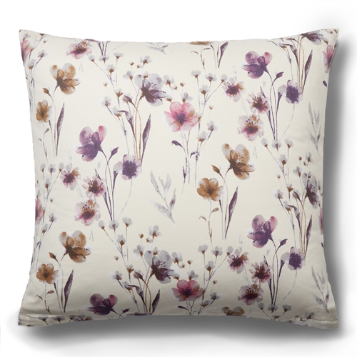 Kissenbezug 60x63 cm - 100% weicher Baumwollsatin - Summer Flower - By Night