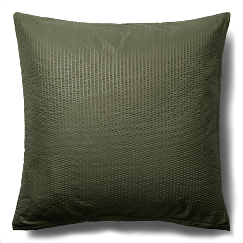 Seersucker-Bettwäsche Kissenbezug 60x63 cm - Kopfkissenbezug aus Mikrofaser - Grüner Krepp Kissenbezug von dänischen IN Style