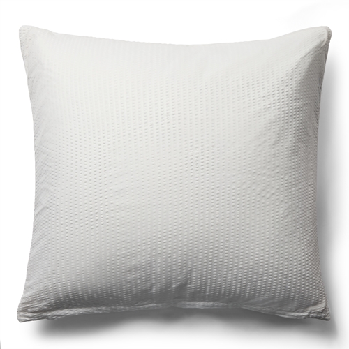 Seersucker-Bettwäsche Kissenbezug 60x63 cm - Kopfkissenbezug aus Mikrofaser - Weißer Krepp Kissenbezug von dänischen IN Style