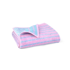 JUNA Bambus-Handtuch - Bambus/Baumwolle - Nuance Blau/Rosa