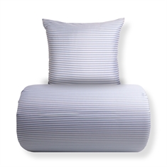 Bettwäsche - Mikrofaser - Gestreift blau