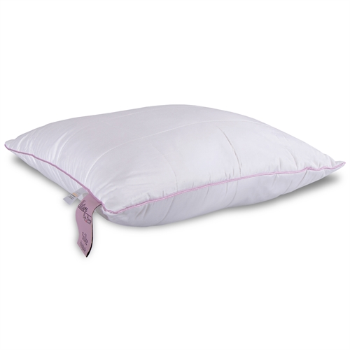 Seidenkissen mit perfekter Unterstützung - 100 % weicher Bambus-Bezug - 60x63 cm - 3-Kammer-Kopfkissen - Nature By Borg Kissen