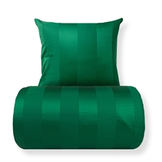 Bettwäsche - 100% Baumwollsatin - Lone grün - Gestreift, jacquardgewebte Bettwäsche - Extra weiches Bettset von By Borg