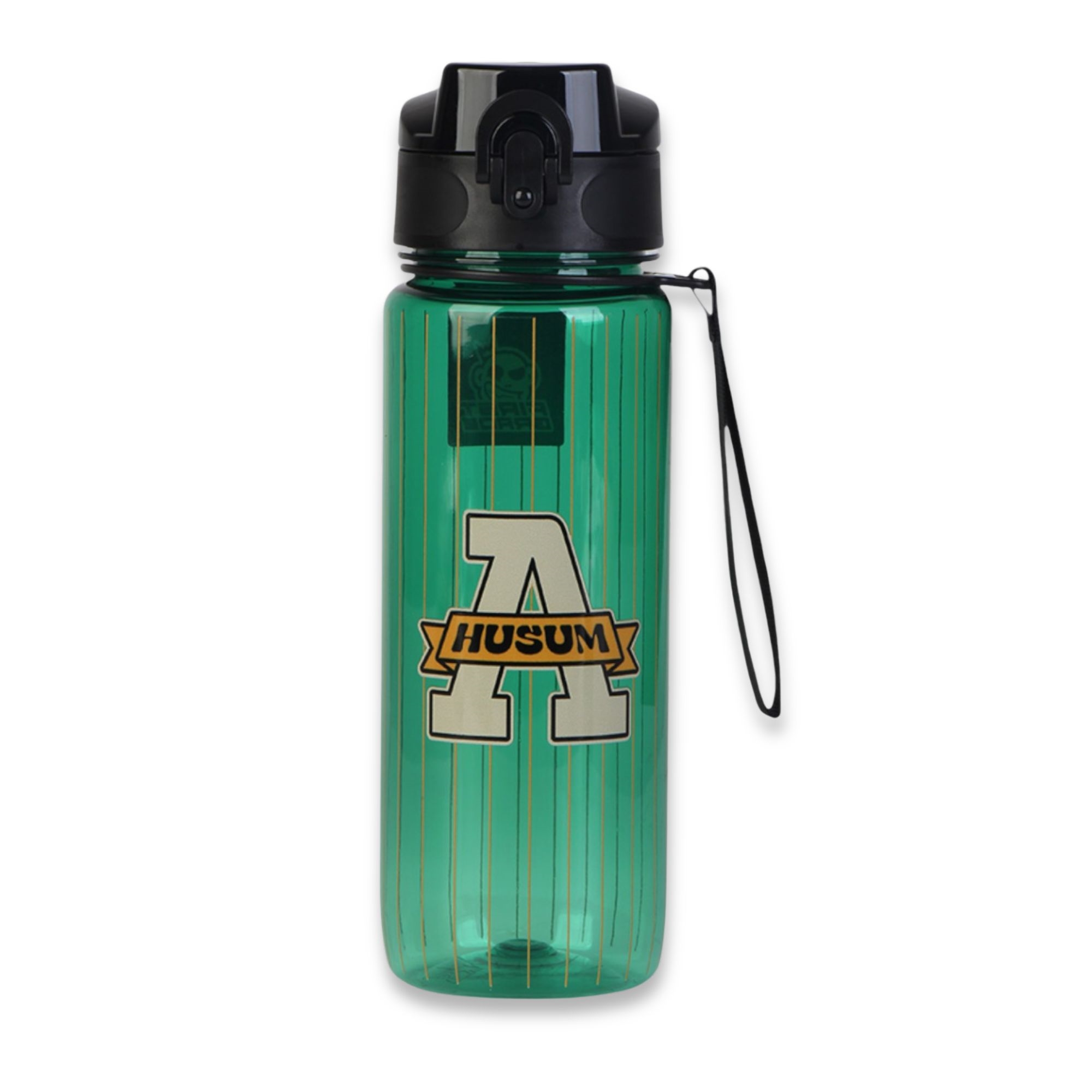 Alexander Husum Trinkflasche - Wasserflasche mit Klickverschluss - Grün