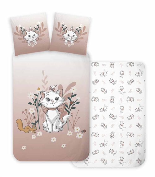 Junior-Bettwäsche 100x140cm - Marie - Aristocats Bettwäsche-Set - 100% Baumwolle