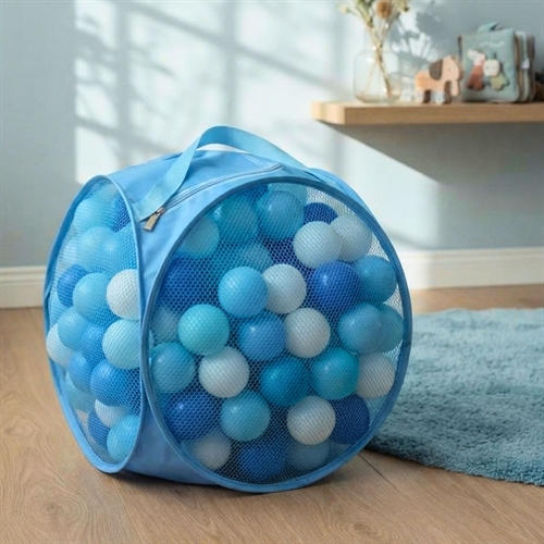 Plastikbälle für das Bällebad - 100 Stück - Blau-Mix