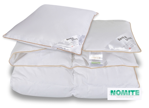 Bettkissen-Set mit Moschusdaunen - Ganzjahres-Bettdecke - 135x200cm + 60x63cm - Borg Living