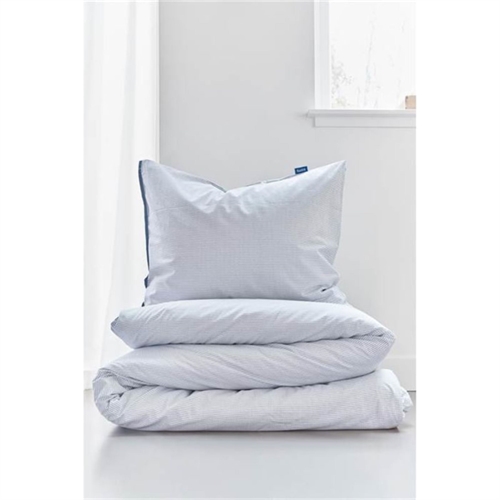 Kariertes Bettwäsche 140x200 cm - Blaues Bettwäsche-Set aus 100% Baumwollsatin - Checkmate - Auping Bettwäsche