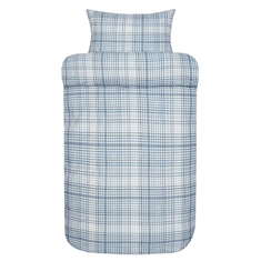Flanell-Bettwäsche - 100% weiche Baumwollflanell-Bettwäsche - Høie of Scandinavia - David blau