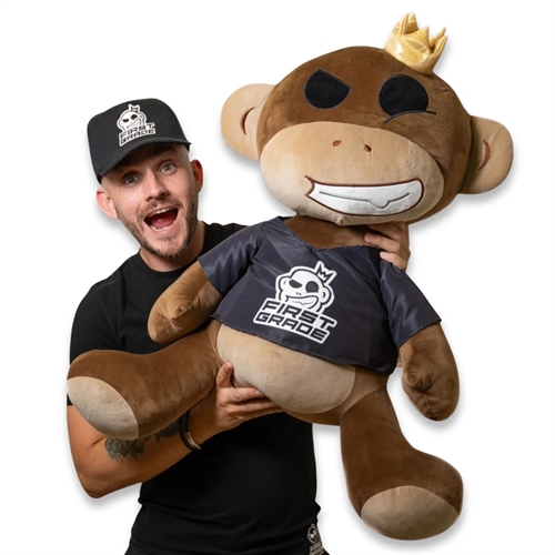 First Grade Monkey Plüschtier - Squish Heads - 60 cm