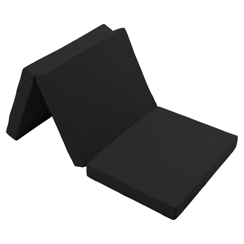 Klappmatratze - Single - Beliebt als Gästematratze - 8 cm Komfortschaum - Nordstrand Home schwarze Schaumstoffmatratze